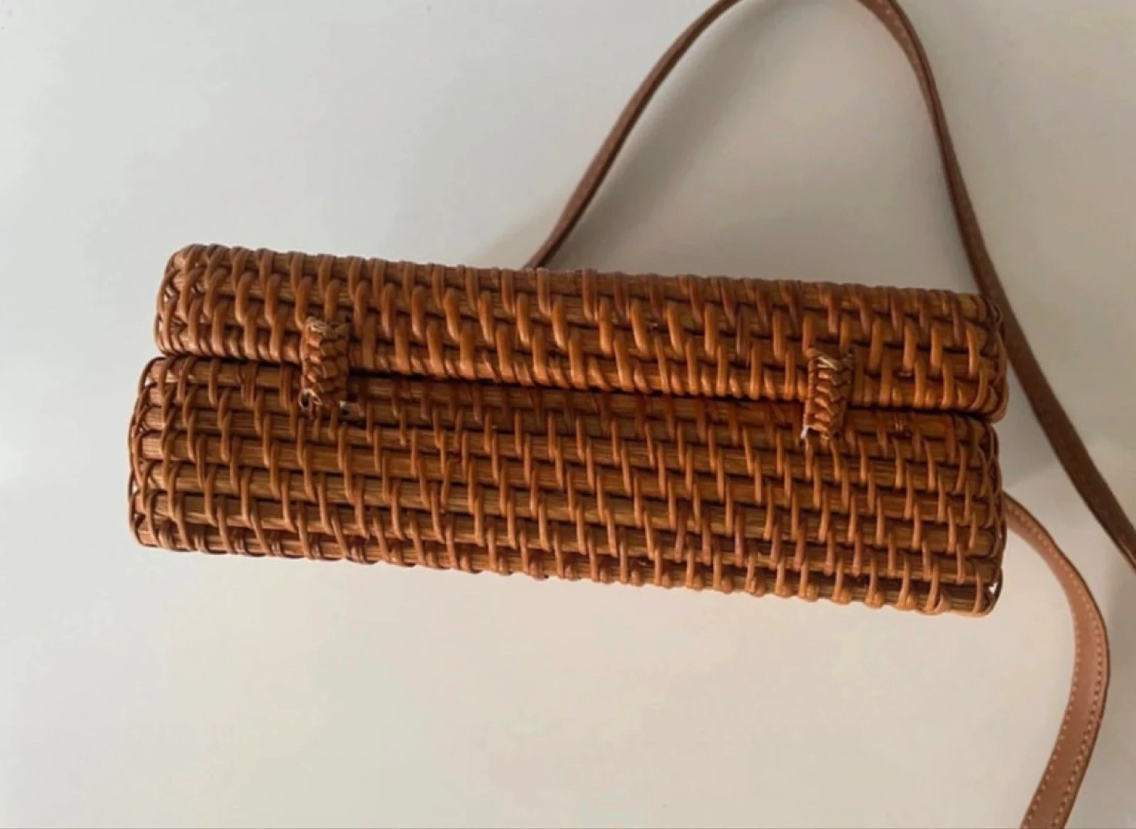 Bolso rectangular mimbre – photo 8